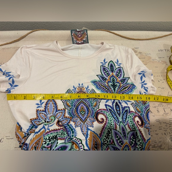 🆕Johnny Was - THE JANIE FAVORITE CAP SLEEVE DRESS Size X-Small NWT - Picture 9 of 13